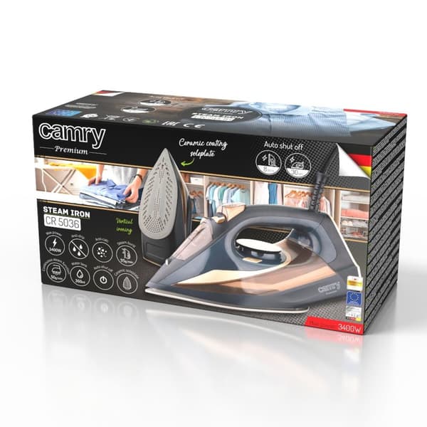 Dampstrygejern Adler CR 5036 3400 W