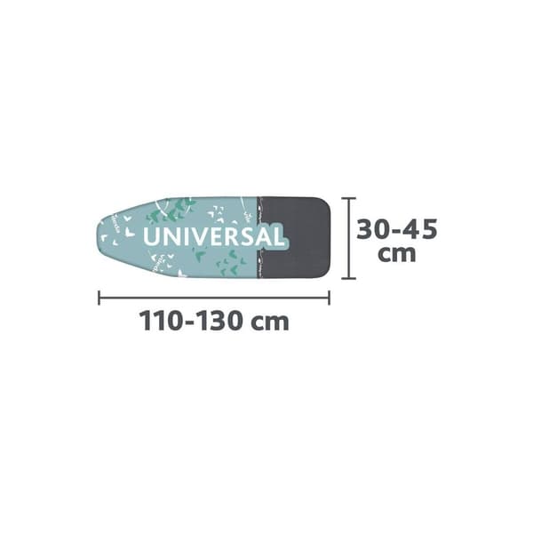 Strykbrädesfodral Vileda 172219 130 x 45 cm Grön Grå