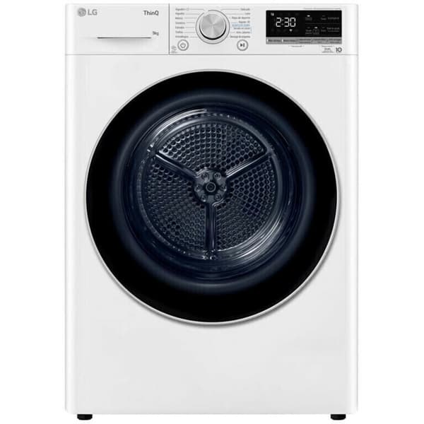Kondensator tørretumbler LG RH90V9AV3N 9 kg Hvid