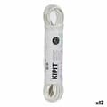 Miniatyrbillede 1 af 2: Tørresnor Kipit HH023B(S/C) Hvid PVC 20 m (12 enheder)