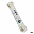 Miniatyrbillede 1 af 2: Tørresnor Kipit HH023A(S/C) Hvid PVC 10 m (12 enheder)