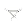 Pikkukuva 3 / 3: Taitettava kuivausteline Confortime Alumiini 132 X 55 X 4 CM (6 osaa)