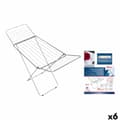 Miniatyrbild 1 av 3: Klädhängare hopfällbar 18 m Confortime Hibisco Silvrig Metall 180 x 55 x 109 cm (6 antal)