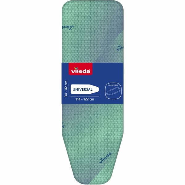 Strykbrädesfodral Vileda Perfect Fit 34/42 x 114/122 cm Blå Turkos