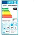 Miniatyrbillede 2 af 2: Kondensator tørretumbler Samsung DV90DB8845GHU3 Hvid 9 kg