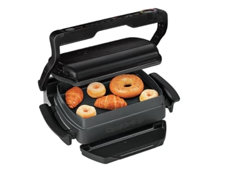 Tefal GC7148, Sort, Rustfritt stål, Rektangulær, Grid, 300 x 200 mm, Aluminium