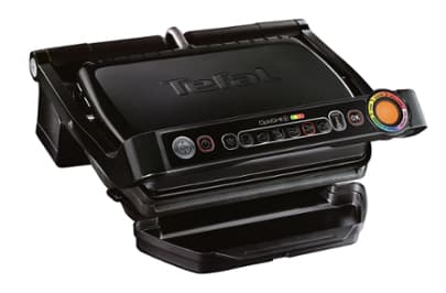 Tefal GC7148, Sort, Rustfritt stål, Rektangulær, Grid, 300 x 200 mm, Aluminium