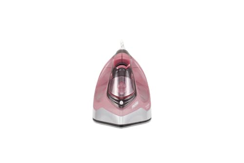 Mesko Home MS 5028, Tørr & dampstrykejern, Keramisk strykesåle, Grå, Rosa, Hvit, Innebygget, 2600 W, 2600 W