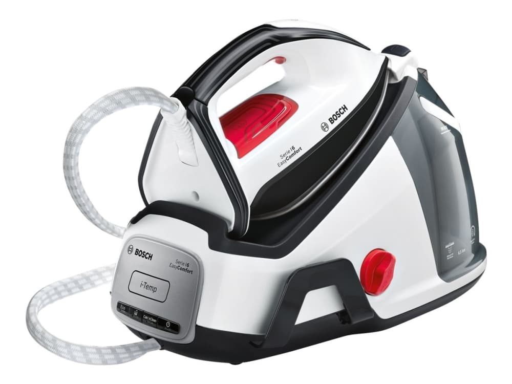 Bosch Serie | 6 EasyComfort TDS6540 - Strykjärn med se1 part ånggenerator med automatisk avstängning - sula CeraniumGlissée Pro - 2400 W - vit / svar