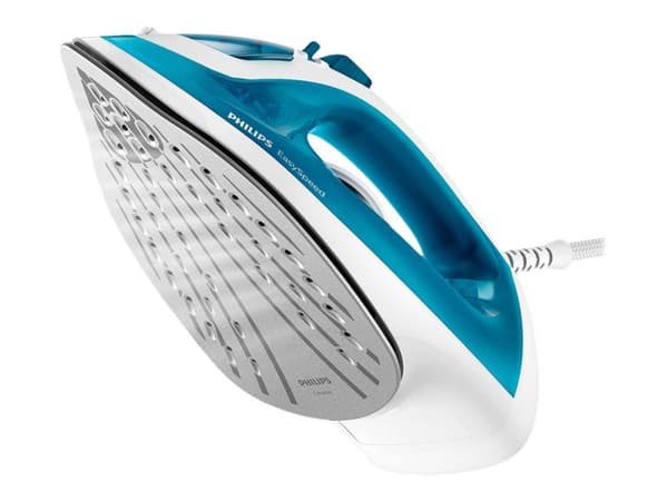 Philips EasySpeed GC1750/20, Höyrysilitysrauta, Keraaminen pohjalevy, 1,9 m, 100 g/min, Sininen, Valkoinen, 25 g/min