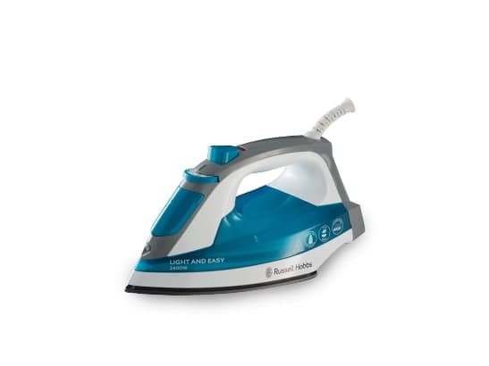 Russell Hobbs 23590-56, Kuiva- & höyrysilitysrauta, 2 m, Sininen, Valkoinen, 0,24 L, 2400 W