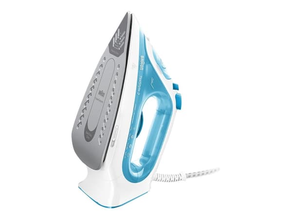 Braun TexStyle 3 Steam Iron SI 3053 Blue, Keraaminen pohjalevy, 2 m, Sininen, 0,27 L, 2400 W
