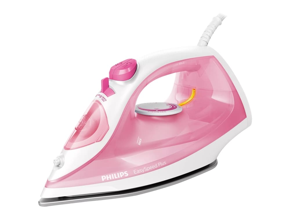Philips EasySpeed Plus GC2142 - Ångstrykjärn - sula keramik - 2000 W - rosa