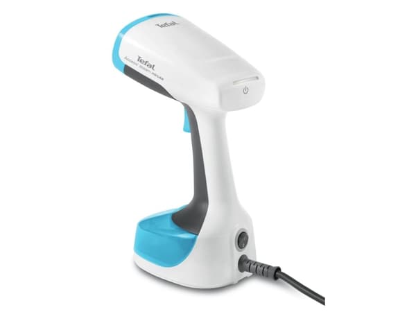 Tefal Access Steam Minute DT7000, Kannettava vaatehöyrystin, 0,15 L, 0,75 min, Musta, Sininen, Valkoinen, 17 g/min, 2 m