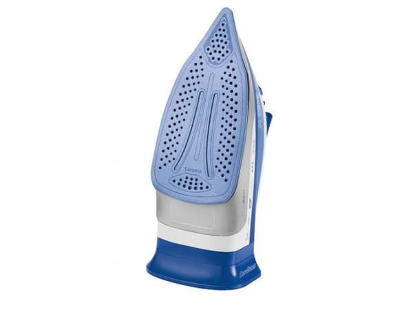 Clatronic DB 3706, Kuiva- & höyrysilitysrauta, Keraaminen pohjalevy, Sininen, Valkoinen, 0,35 L, Sisäinen, 2400 W