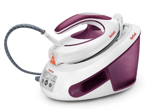 Tefal Express Anti-Calc SV8054 höyrysilitysasema 2800 W 1,8 L Durilium-pohjalevy Purppura, Valkoinen