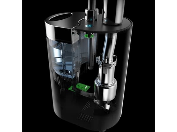 SteamOne Minilys Plus, Pystyvaatteen vaatehöyrytin, 1 L, 1 min, Musta, 40 g/min, 2 m