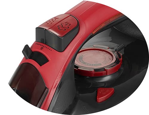 Mesko Home MS 5031, Ångstrykjärn, Keramisk stryksula, 70 g/min, Röd, 40 g/min, 0,4 l