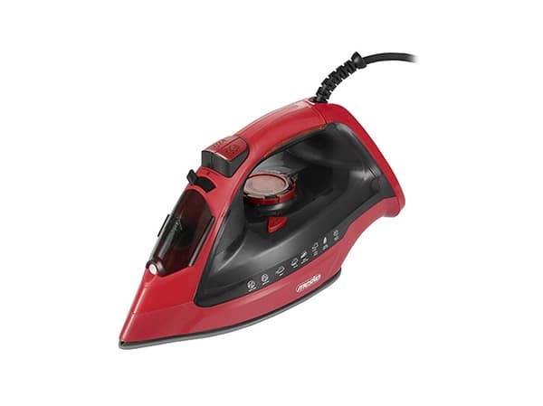Mesko Home MS 5031, Dampstrykejern, Keramisk strykesåle, 70 g/min, Rød, 40 g/min, 0,4 l
