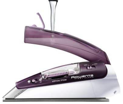 Rowenta DA1511F1, Tørr & dampstrykejern, Microsteam 200, 2 m, 45 g/min, Lilac, Hvit, 10 g/min
