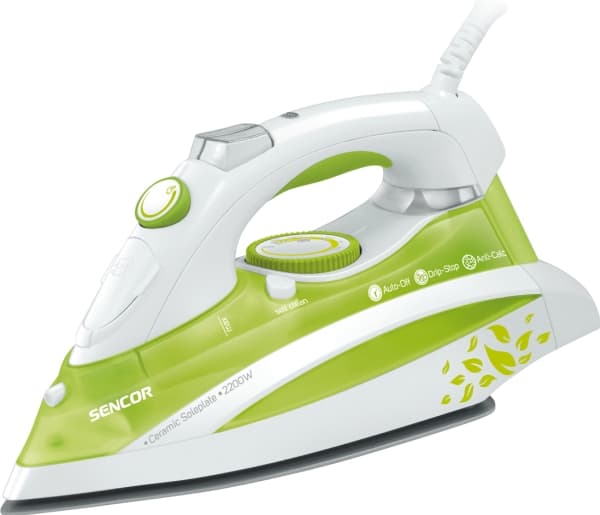 Sencor SSI 8440GR, 1,65 m, Vihreä, Valkoinen, 0,38 L, 2200 W, 115 mm, 295 mm