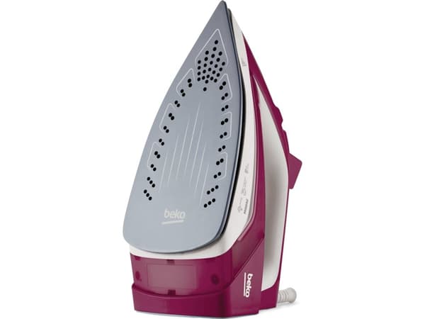 Beko SIM3126R, Höyrysilitysrauta, Keraaminen pohjalevy, 120 g/min, Punainen, 35 g/min, 0,24 L