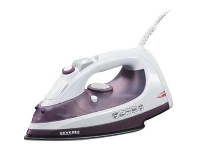 Severin BA 3210, Kuiva- & höyrysilitysrauta, Keraaminen pohjalevy, 70 g/min, Purppura, Valkoinen, 30 g/min, 0,225 L