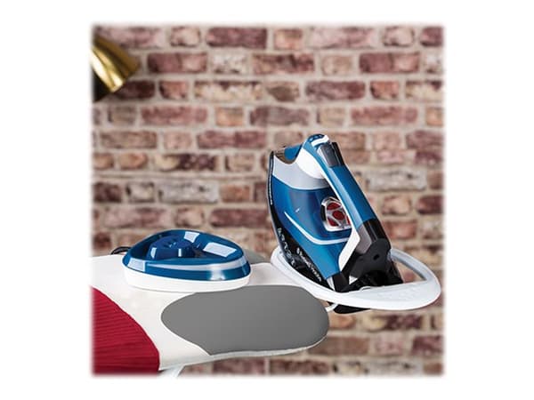 Russell Hobbs Cordless One Temperature, Höyrysilitysrauta, Keraaminen pohjalevy, 1,9 m, 210 g/min, Musta, Sininen, Valkoinen, 45 g/min