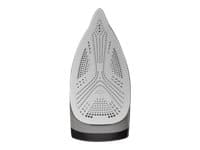 Rowenta Compact Steam DG7623F0 Pro - höyrysilitysrauta automaattisella katkaisulla - silityslevy: Microsteam 400 HD Laser - 2200 W - esitiivistetty s
