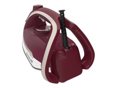 Tefal Ultragliss Plus FV6810 - Höyrysilitysrauta - pohjalevy: Durilium Airglide - 2800 W - viininpunainen/hopeanvärinen