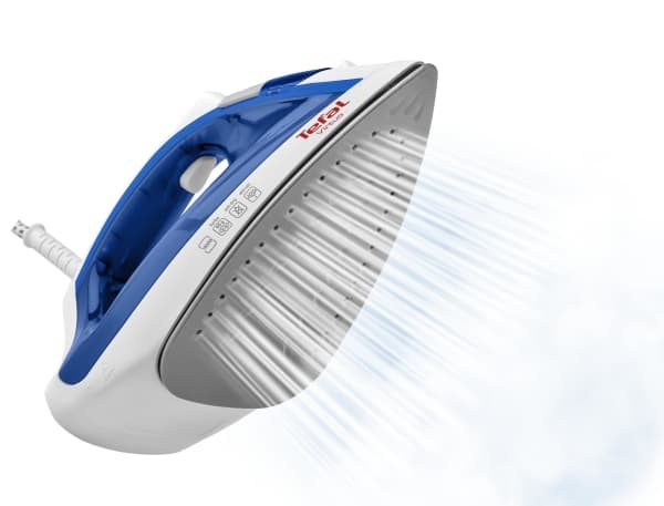 Tefal Virtuo FV1711, Ångstrykjärn, Durilium stryksula, 1,9 m, 80 g/min, Violett, Vit, 24 g/min