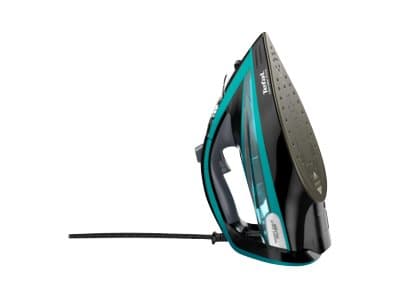 Tefal Ultimate Pure FV9844, Kuiva- & höyrysilitysrauta, Durilium Autoclean -pohjalevy, 2,5 m, 250 g/min, Musta, Sininen, 60 g/min