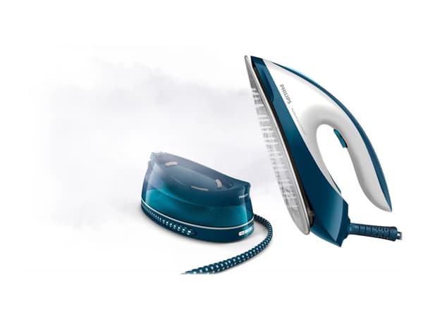 Philips PerfectCare Compact GC7844 - Dampstrykejern med automatisk slukking - såleplate: SteamGlide - 2400 W