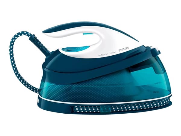 Philips PerfectCare Compact GC7844 - Dampstrykejern med automatisk slukking - såleplate: SteamGlide - 2400 W