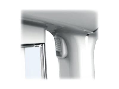 SteamOne SN20GW - Håndholdt tøydampstrykejern med automatisk slukking - såleplate: rustfritt stål - 1600 W - gloss white/metallic