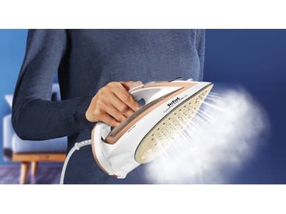 Tefal Turbo Pro Anti-Calc FV5697E1 - Ångstrykjärn med automatisk avstängning - sula Durilium AirGlide Autoclean - 3000 W