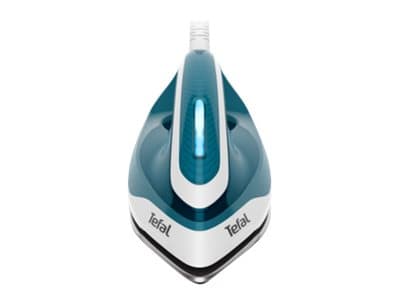 Tefal Express Easy SV6131E0 - Dampstrykejern med automatisk slukking - såleplate: Xpress Glide - 2200 W - hvit/turkis