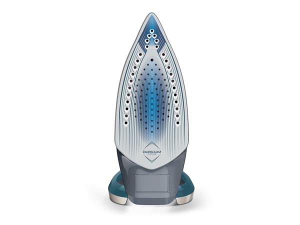 Tefal Ultragliss Plus FV6842E0 - Ångstrykjärn med automatisk avstängning - sula Durilium Airglide - 2800 W - ivory/blue