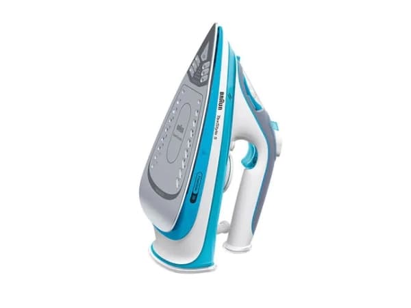 Braun TexStyle 5 SI 5006 BL, Kuiva- & höyrysilitysrauta, Keraaminen pohjalevy, 2 m, 180 g/min, Sininen, Harmaa, Valkoinen, 50 g/min