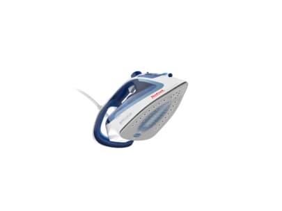 Tefal Easygliss 2 FV5736E0, Kuiva- & höyrysilitysrauta, Durilium AirGlide soleplate, 2 m, 220 g/min, Sininen, Valkoinen, 45 g/min