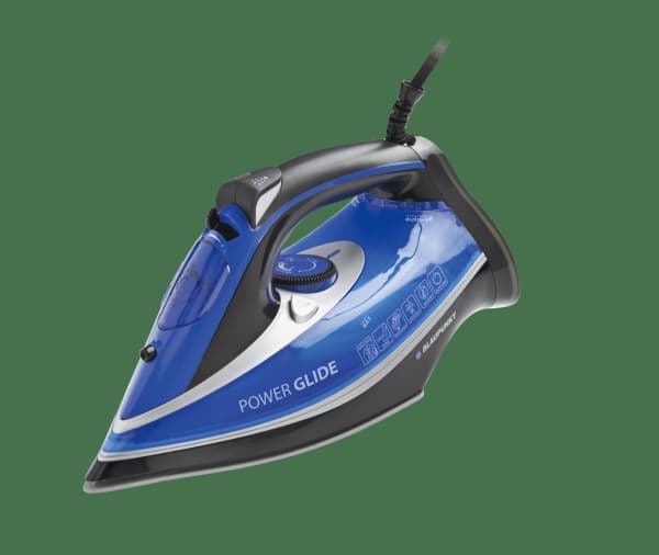 Blaupunkt HSI801, Tørr-strykejern, Keramisk strykesåle, 3 m, 140 g/min, Sort, Blå, 45 g/min