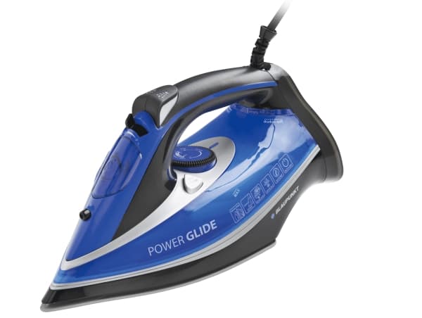 Blaupunkt HSI801, Tørr-strykejern, Keramisk strykesåle, 3 m, 140 g/min, Sort, Blå, 45 g/min