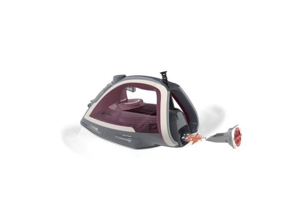 Tefal Ultragliss Anti-Calc Plus FV6840, Ångstrykjärn, 2 m, 260 g/min, Lila, Silver, 50 g/min, 0,27 l