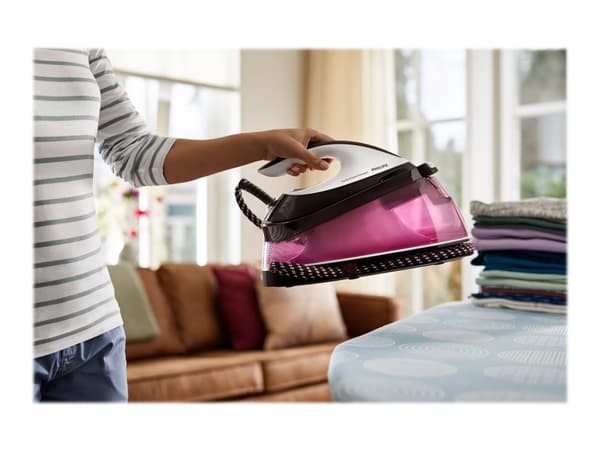 Philips GC7842/40, 400 g/min, SteamGlide Plus -pohjalevy, 1,5 L, 120 g/min, Purppura, Valkoinen, 30%