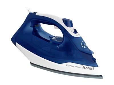 Tefal Express Steam FV2838E0 - Dampstrykejern - såleplate: Cerilium - 2400 W - blå/hvit
