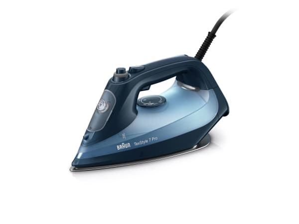 Braun TexStyle 7 Pro SI7160BL, Höyrysilitysrauta, SteamGlide Advanced, 2 m, 250 g/min, Musta, 50 g/min