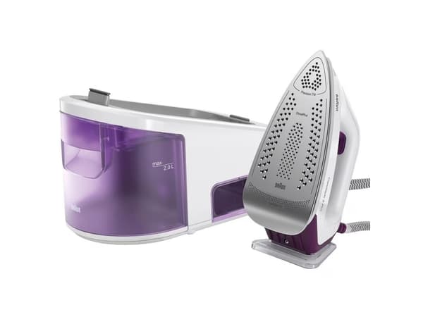 Braun CareStyle 3 Pro IS 3155 - Dampstrykejern med automatisk slukking - såleplate: EloxalPlus - 2400 W - fiolett
