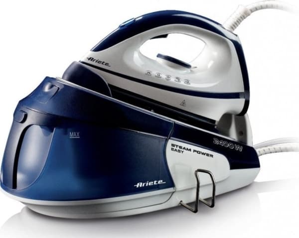 Ariete Steam Power Easy 5571, 2400 W, Keraaminen pohjalevy, 1,8 L, 120 g/min, Sininen, Valkoinen, Valmis