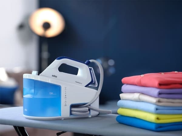 Braun CareStyle 3 IS 3157 BL, 2400 W, 460 g/min, EloxalPlus-pohjalevy, 2 L, 125 g/min, Blå, Hvid