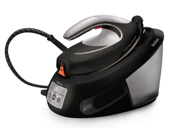 Tefal SV806, 450 g/min, Durilium AirGlide Autoclean-sula, 6,8 bar, 1,8 L, 130 g/min, Sort, Sølv
